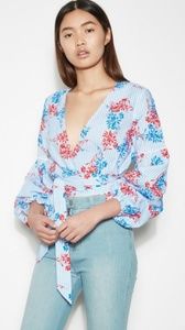 🦊The Fifth Label🦊 Floral Wrap Crop Top XS NWT